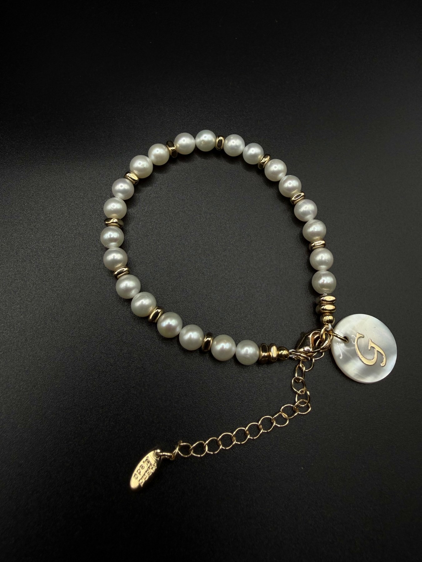 Süsswasserperlen-Armband Signatur — YAROGO
